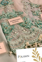 Embroidered Chiffon 3 Piece Unstitched Suit MBC-MPC-25-108 - Party Wear