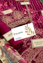 Embroidered Chiffon 3 Piece Unstitched Suit MBC-MPC-25-102 - Party Wear