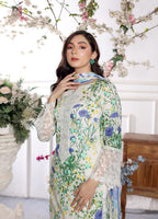 Embroidered Stitched 3 Piece Lawn Suit PD-24-105-Ready to Wear