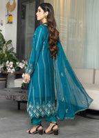 Mehru By Polawn Embroidered Stitched 3 Piece Chiffon Suit PD-24-804-Ready to Wear