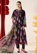 Embroidered Lawn 3 Piece Unstitched Suit MBL-MPT-3005-A-26 - Summer Collection