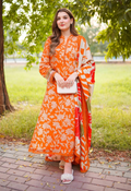 Embroidered Lawn 3 Piece Unstitched Suit MAROON-ACL-WPR-03- Summer Collection
