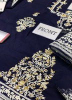 Embroidered Unstitched 3 Piece Chiffon Suit AG-S105319-22 -Party Wear
