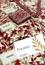 Embroidered Lawn 3 Piece Unstitched Suit RL-CHR9260-B - Summer Collection