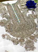Embroidered Unstitched 3 Piece Chiffon Suit MBC-D07-22-Party Wear