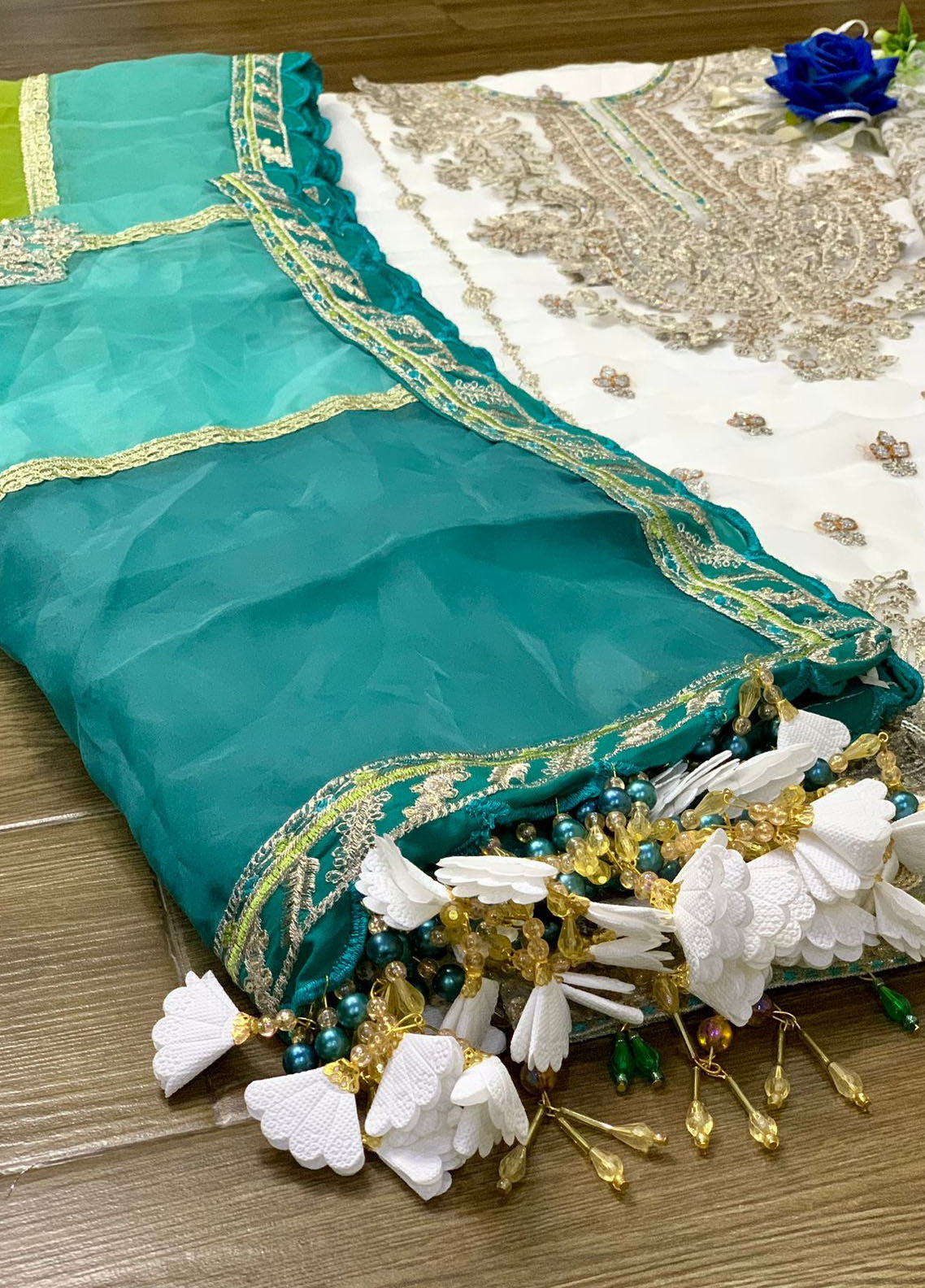 Embroidered Unstitched 3 Piece Chiffon Suit MBC-D07-22-Party Wear