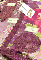 Embroidered Lawn 3 Piece Unstitched Suit MBL-MPT-2909-B-26 - Summer Collection