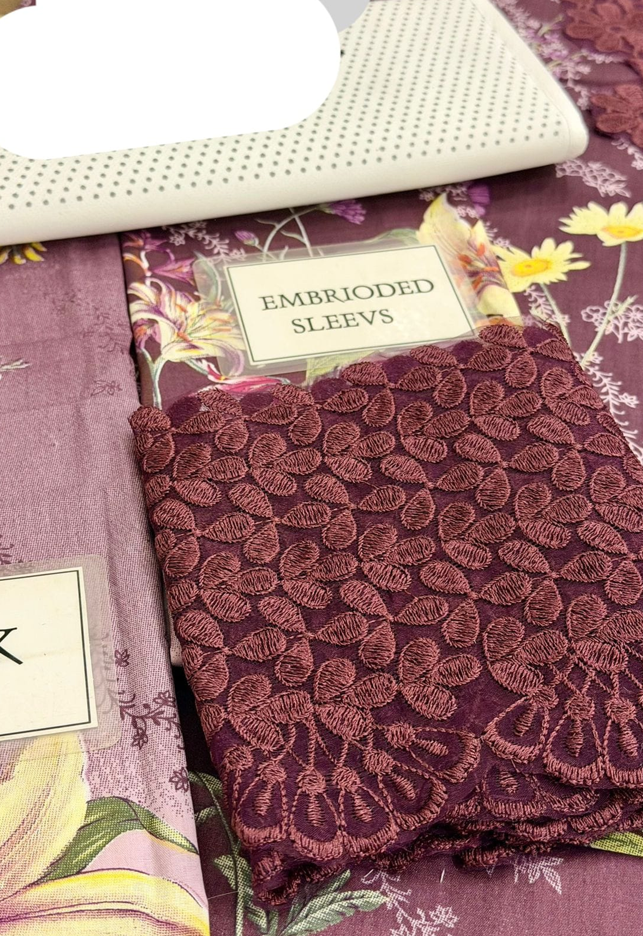 Embroidered Lawn 3 Piece Unstitched Suit MBL-MPT-2909-B-26 - Summer Collection