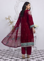 Embroidered Stitched 3 Piece Chiffon Suit PD-23-101 Ready to Wear