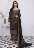 Embroidered Stitched 3 Piece Chiffon Suit PD-23-102 Ready to Wear