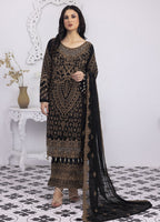 Embroidered Stitched 3 Piece Chiffon Suit PD-23-102 Ready to Wear