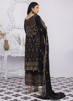 Embroidered Stitched 3 Piece Chiffon Suit PD-23-102 Ready to Wear