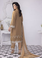 Embroidered Stitched 3 Piece Chiffon Suit PD-23-103 Ready to Wear