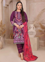 Embroidered Stitched 3 Piece Lawn Suit PD-24-304 - Ready to Wear