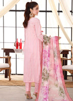 Husn By Polawn Embroidered Stitched 3 Piece Lawn Suit PD-24-503-B-Ready to Wear