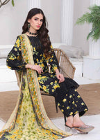 Printed Stitched 3 Piece Lawn Suit PD-25-106-Ready to Wear