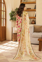 Jhilmil By Polawn Embroidered Stitched 3 Piece Lawn Suit PD-25-418-Ready to Wear