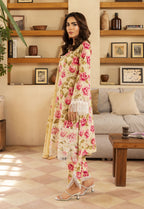 Jhilmil By Polawn Embroidered Stitched 3 Piece Lawn Suit PD-25-418-Ready to Wear