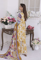 Jhilmil By Polawn Embroidered Stitched 3 Piece Lawn Suit PD-25-421-Ready to Wear