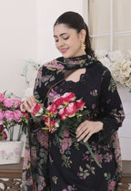 Jhilmil By Polawn Embroidered Stitched 3 Piece Lawn Suit PD-25-424-Ready to Wear