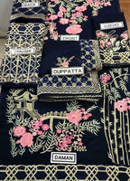Embroidered Unstitched 3 Piece Chiffon SPC-D08-VOL5-Party Wear