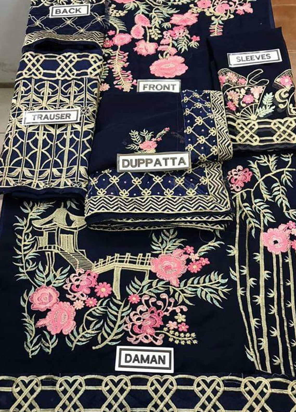 Embroidered Unstitched 3 Piece Chiffon SPC-D08-VOL5-Party Wear