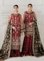 Embroidered Unstitched 3 Piece Net Suit BC-CH10-07-Party Wear