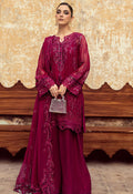 Embroidered Chiffon 3 Piece Unstitched Suit QC-WC-02 SIOFE-25 - Party Wear