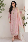 Embroidered Lawn 3 Piece Unstitched Suit QL-HU-SA-09-HANIYA - Summer Collection